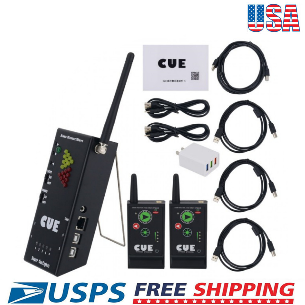Super Cuelight Presenter Remote 1 Receiver 2 Transmitter for PPT Presentation US