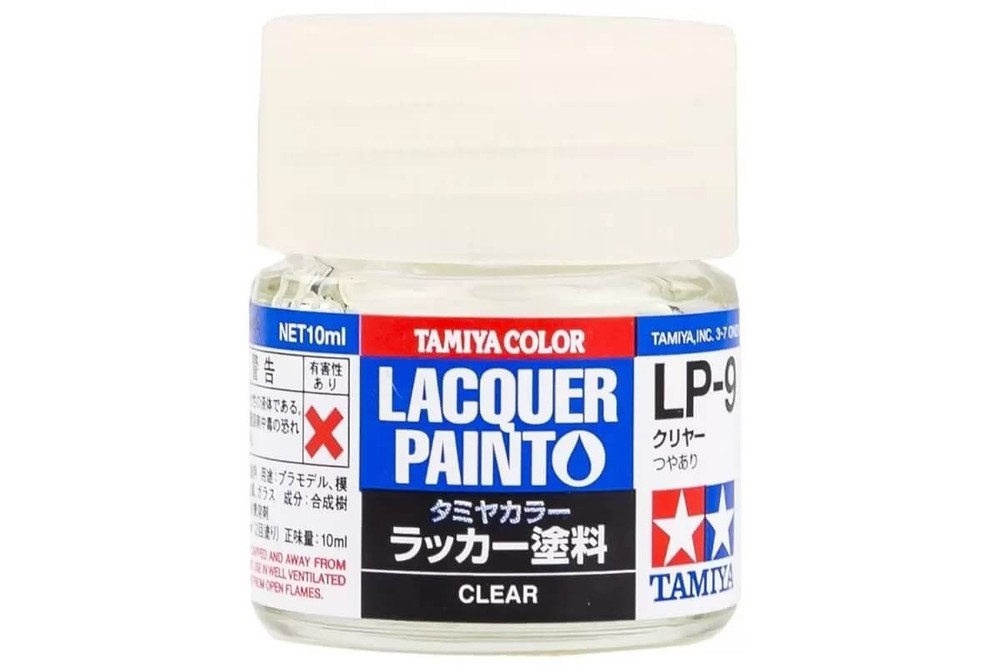 Tamiya Lacquer LP-9 Clear Paint Jar 82109