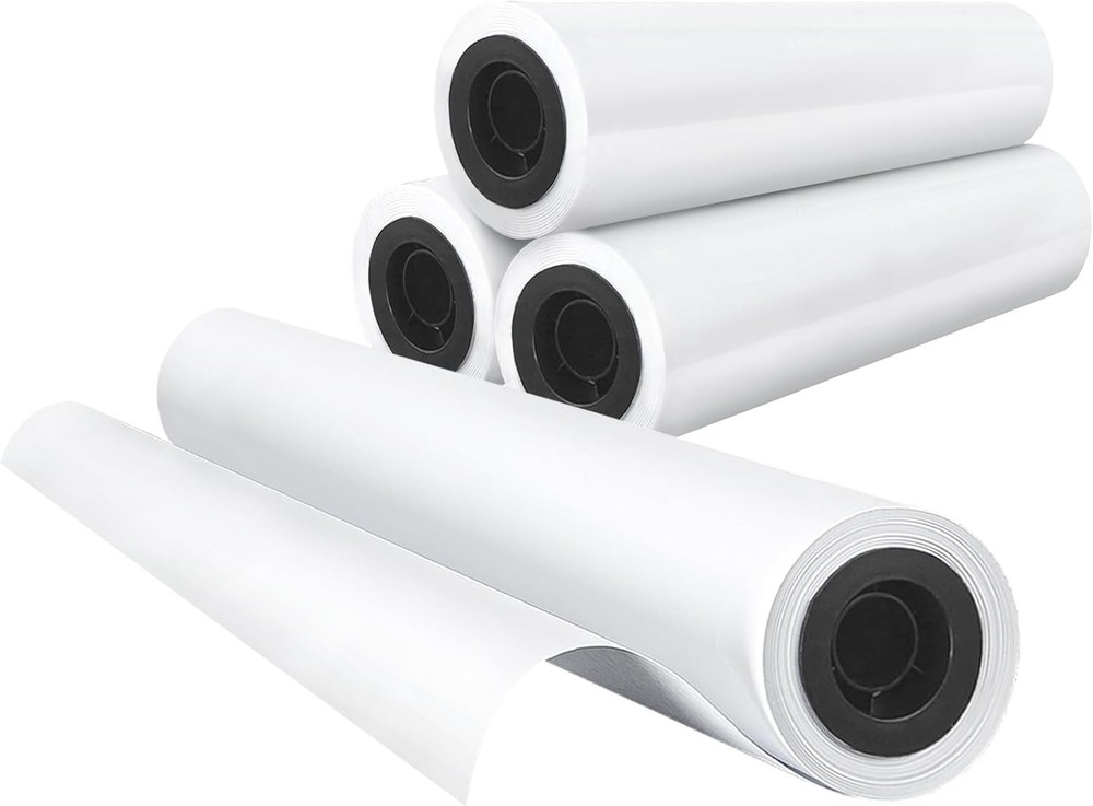 4 Rolls 24 in x 150 ft CAD Bond Plotter Paper Wide Format Paper Roll 2" Core