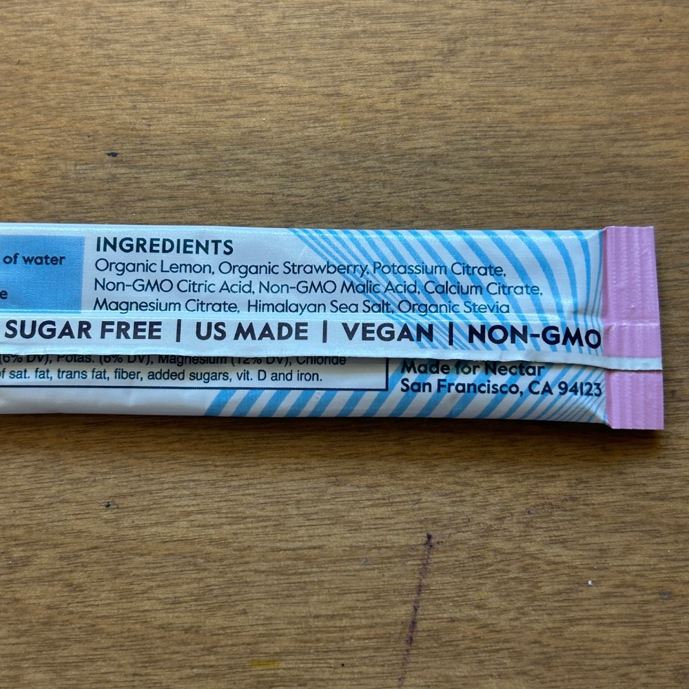 Nectar Hydration Essential Daily Hydration Strawberry Lemonade Flavor