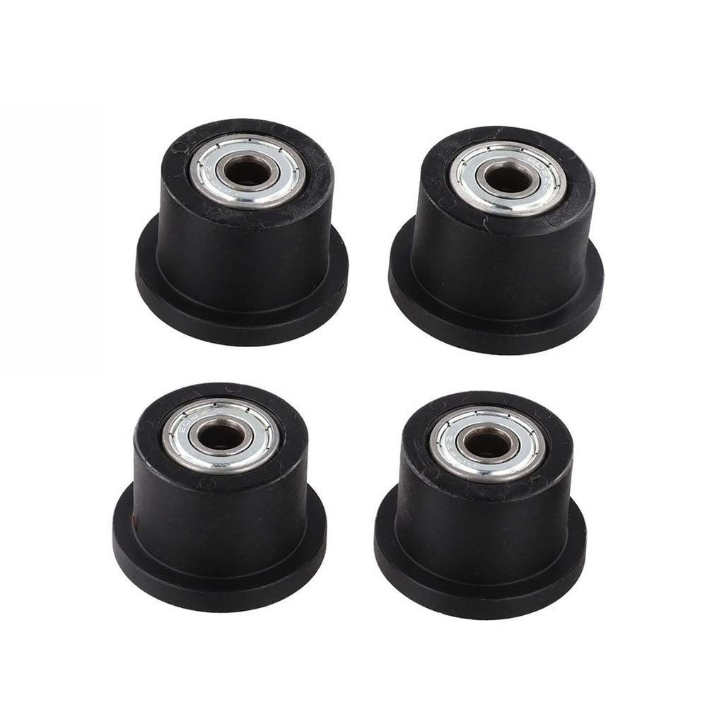 4pcs Standard Rowing Machine Wheel Rollers with 8mm Aperture Replacement