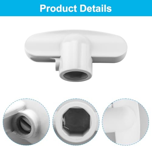 H 3892 Window Crank Handle Operator Handle for Andersen Crank Handle, 3/8" T