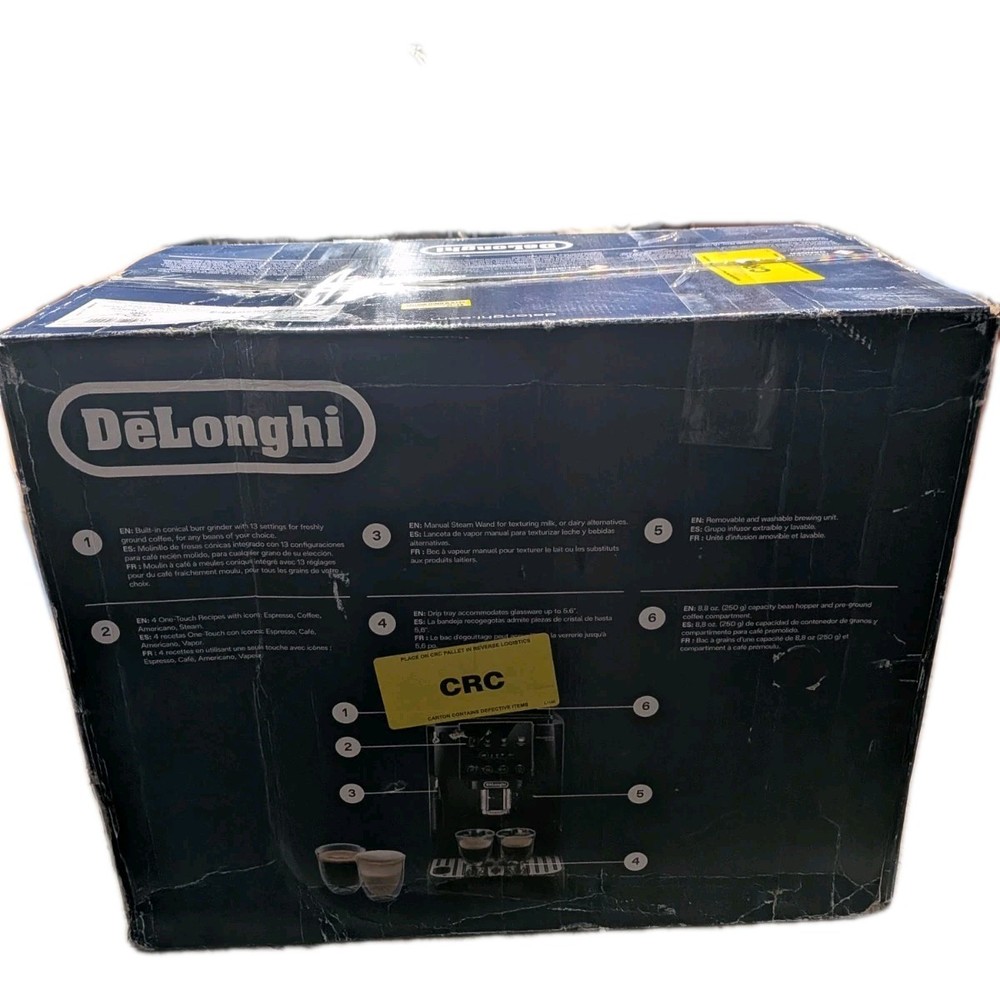 DeLonghi Magnifica Start Automatic Coffee and Espresso Machine-New Open Box