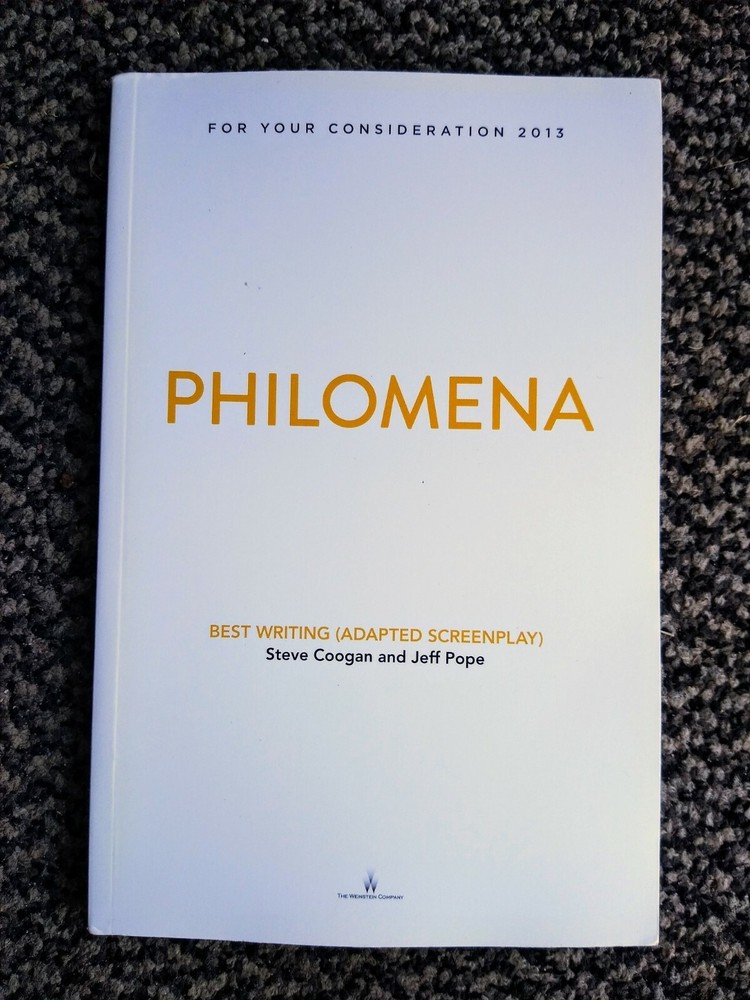 Philomena FYC For Your Consideration Screenplay Book 2013