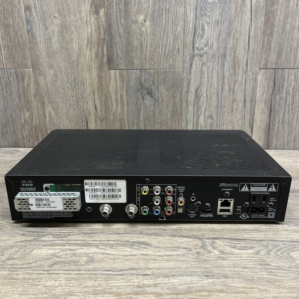 Cisco Explorer 4642HDC Cable Box NO HDMI