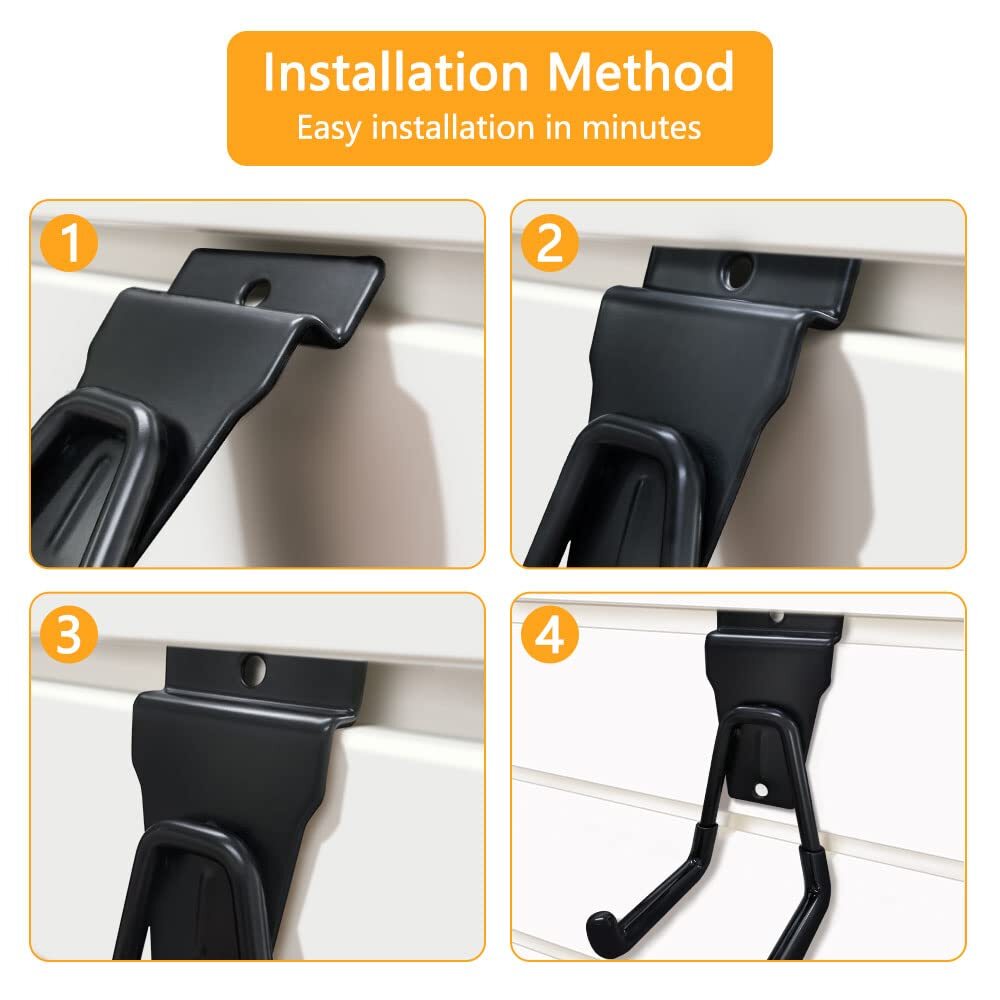 Slatwall Hooks Slat Wall Accessories Multi Size Garage Hooks Storage Utility Han