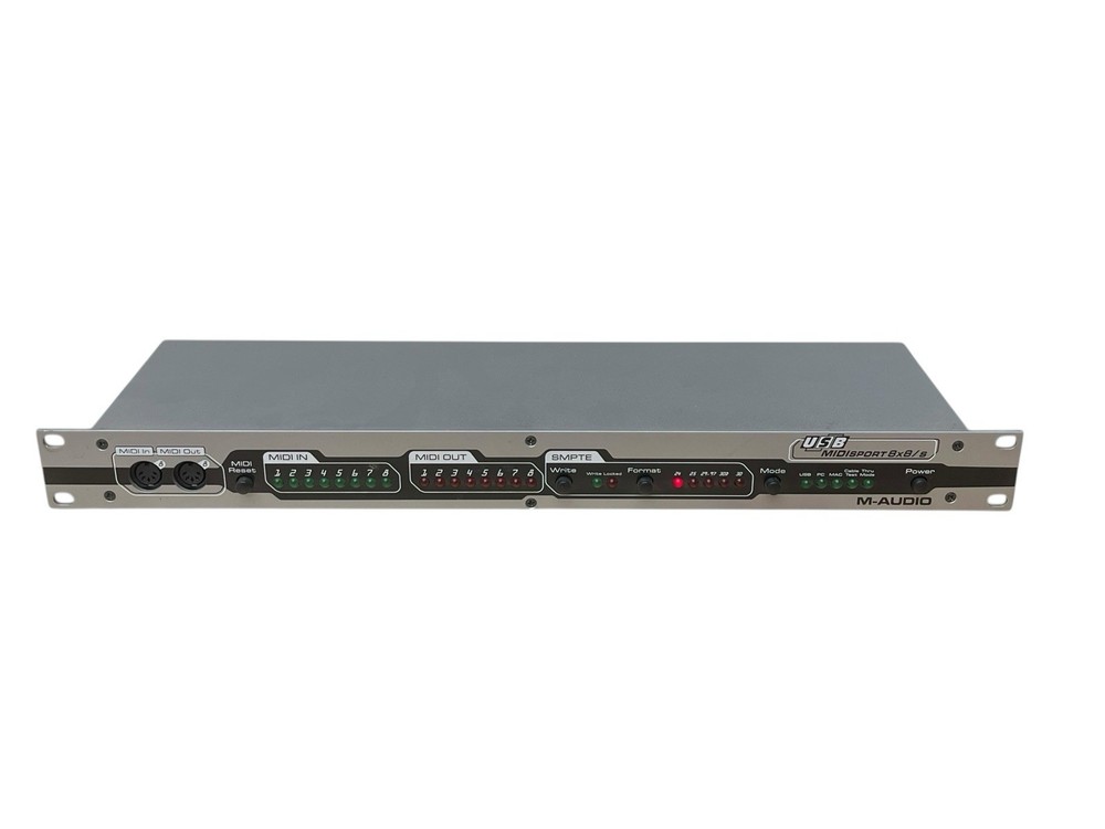 M-AUDIO MIDISPORT 8x8 1U Rackmount USB MIDI Controller