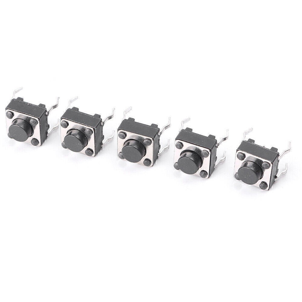 50pcs Push Button Switch Mini Push Button Switch 6x6x5mm