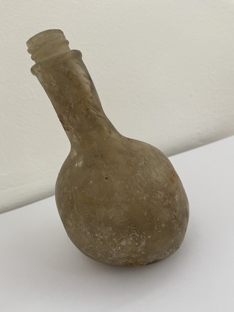 OLD Deformed glass bottle