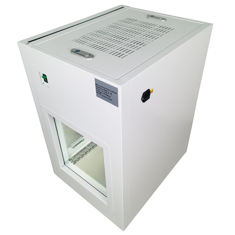 110V Mini Fume Hood for Laboratory Purification Workbench