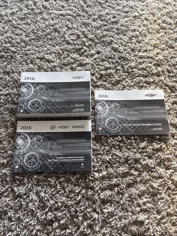 2016 Chevy Silverado Owners Manual Full Set Oem￼