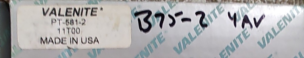 VALENITE PT-581-2 COLLANT COLLAR