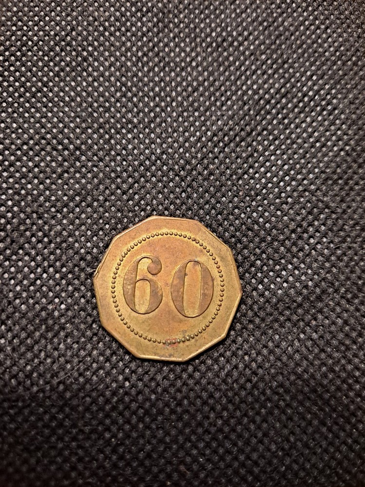 NUMBER 60 TOKEN! e5681UXX