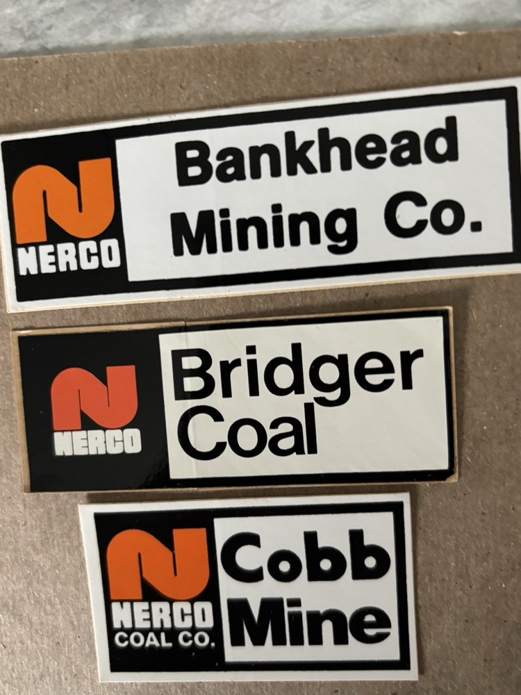 coal mining stickers nice older coal Company