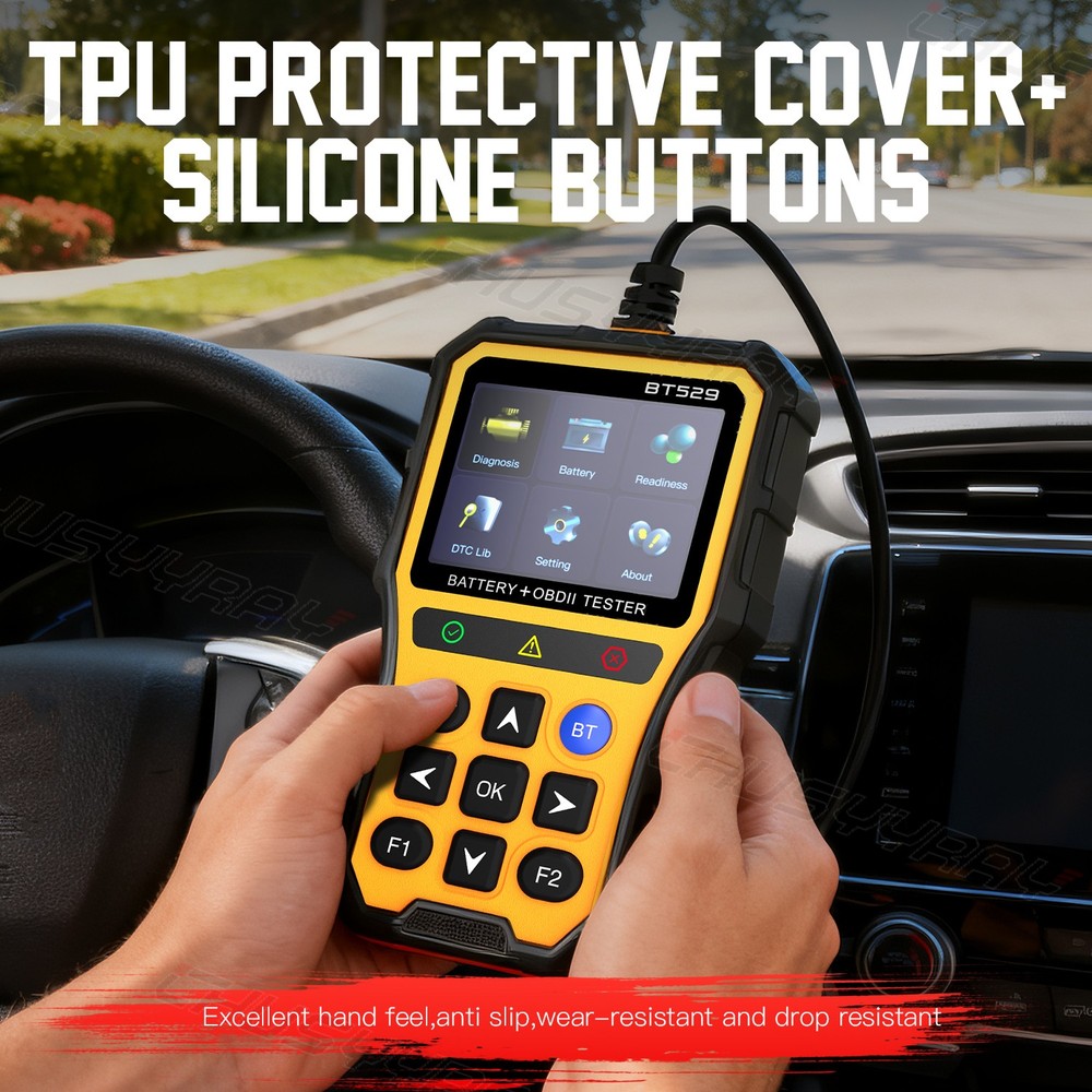 BT529 OBD2 Scanner OBD Code Reader Car Diagnostic Tool Check Engine Fault