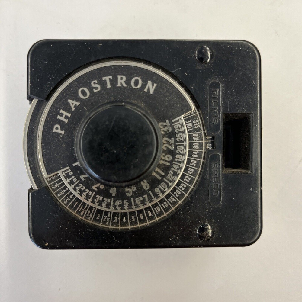 Phaostron Model A Electric Exposure Meter Not Tested With Original Box Manual