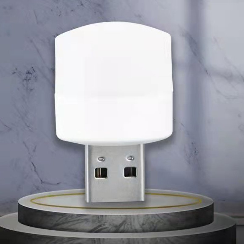 Modern White Plastic USB Powered Night Light with Eye Care Technology