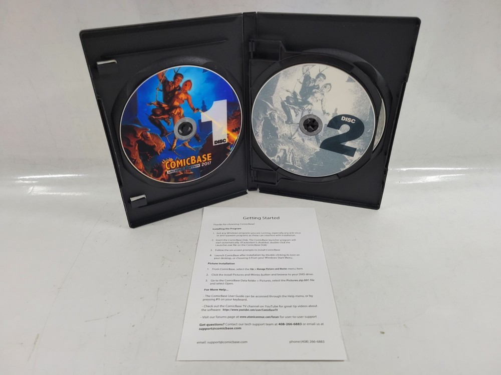 ComicBase 2017 DVD(4 Disc Set) ARCHIVE EDITION Software