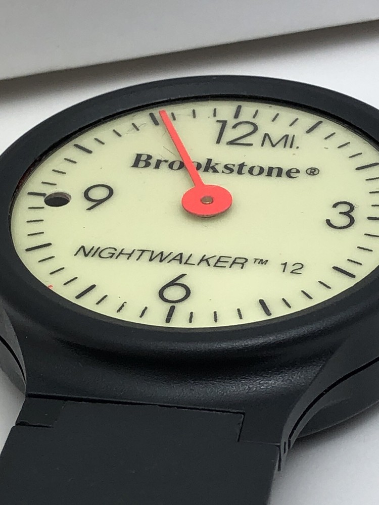 BROOKSTONE- NIGHTWALKER 12 Pedometer Step Counter