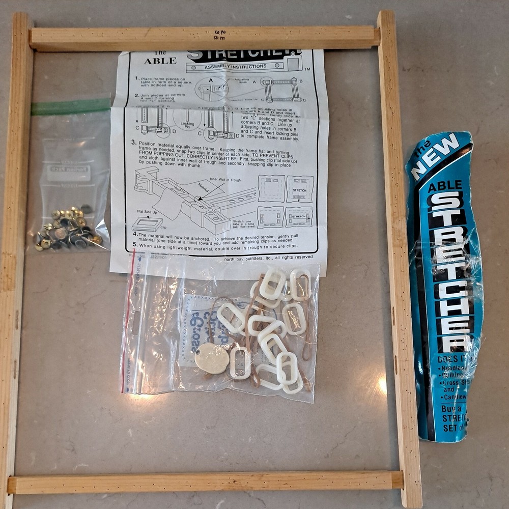 Able Stretcher Needlework Frame Crosstitch/Quilting
