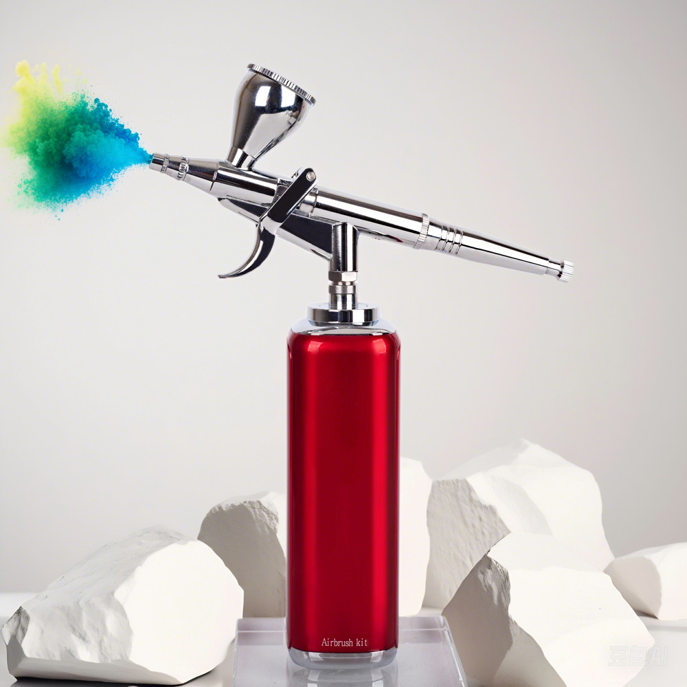 Pro Mini Airbrush Kit | Gravity-Fed Dual-Action | Complete Spray Set for Models