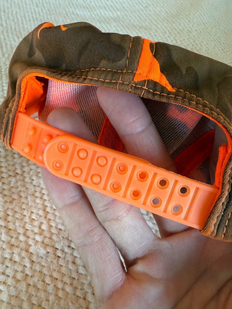 Orange Camouflage Cap