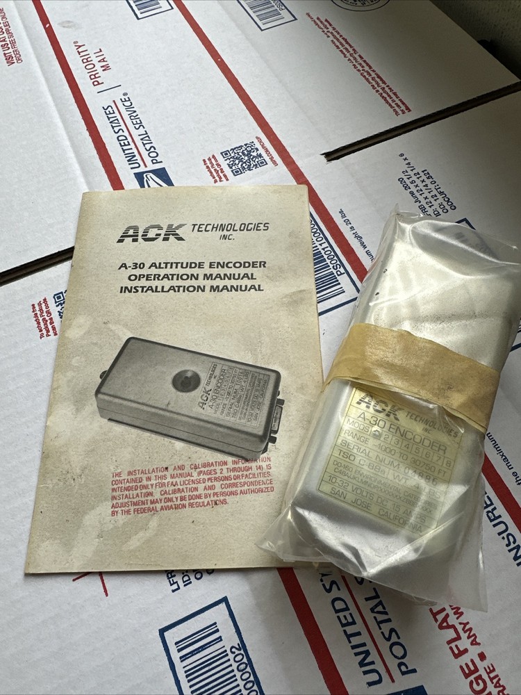 ACK A-30 Altitude Encoder - Part Number: A-30