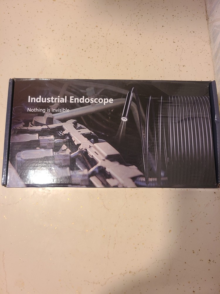 Endoscope Camera with Light, 1080P HD Borescope 8 Adjustable Orange