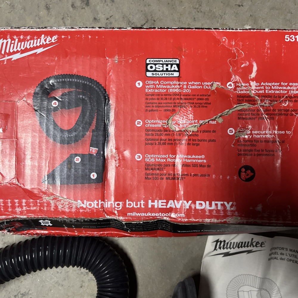 Milwaukee 5318-DE SDS Max Chisel Boot, Masonry Drill Boot