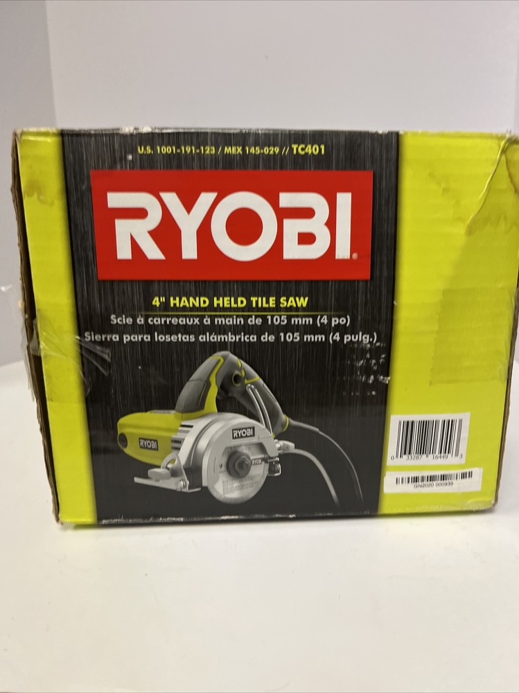(NEW) RYOBI "4" HAND HELD TILE SAW.