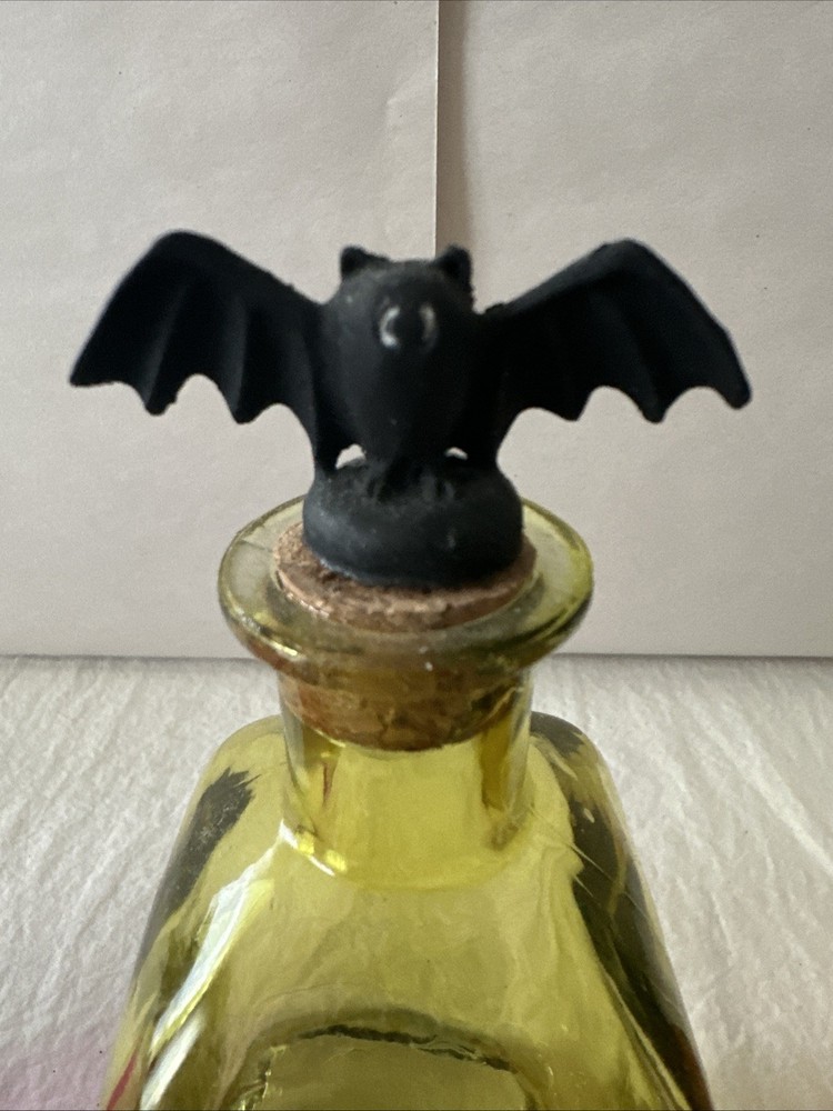 Three (3) Halloween Potion Bottles Decor