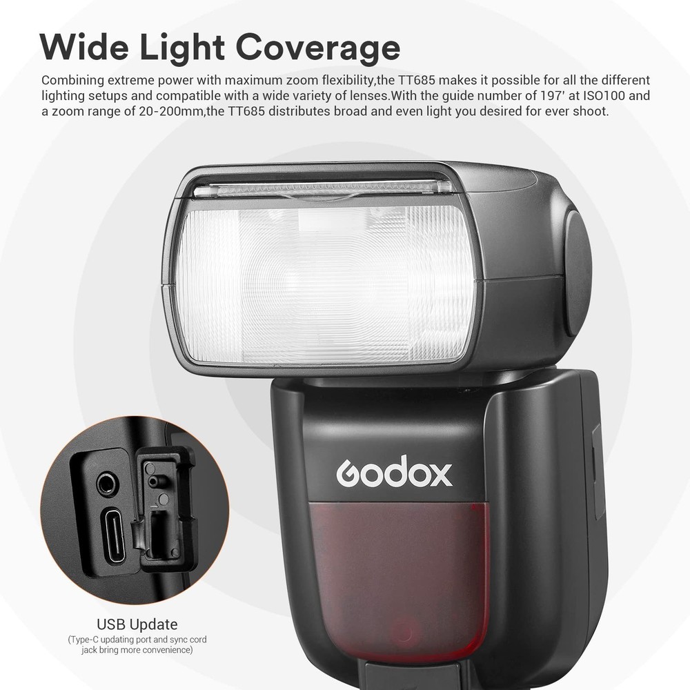 Godox tt685s ii camera flash for Sony