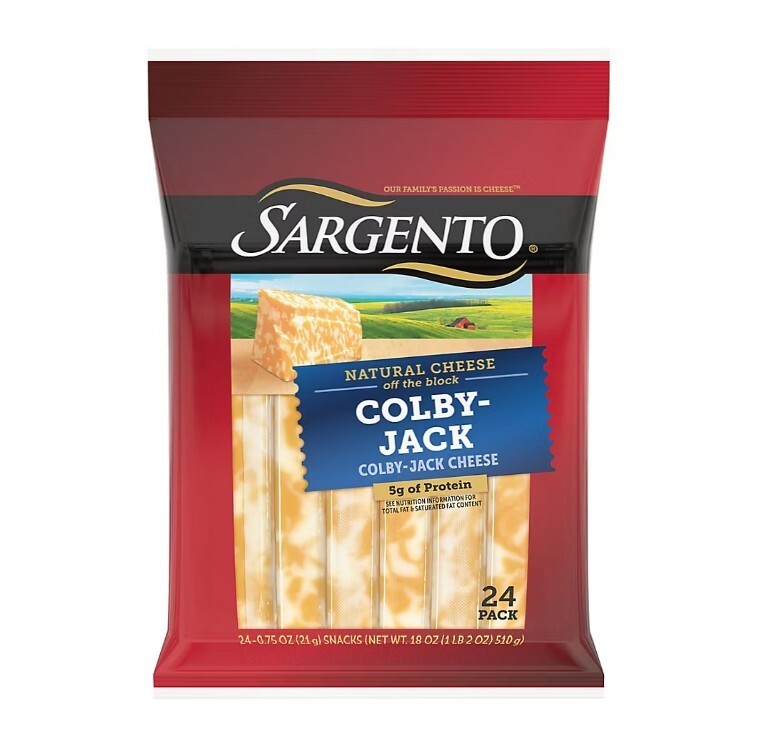 Sargento Colby-Jack Cheese Sticks, 24 ct.