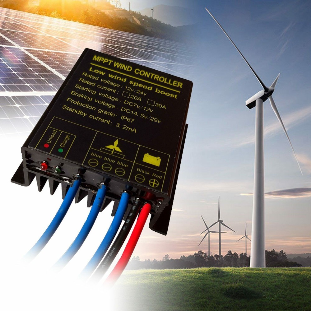 Powerful Turbine Generator with Charge Controller Low Wind