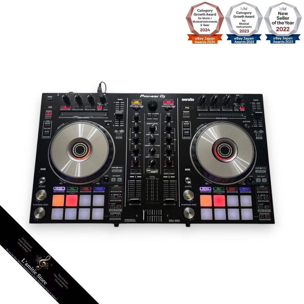 Pioneer DDJ-SR2 Serato Controller Performance DJ 2-Channel 2ch DDJSR2 Black Deck