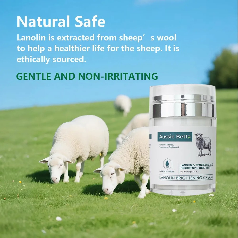 Aussie Betta Lanolin & Tranexamic Acid Brightening Cream