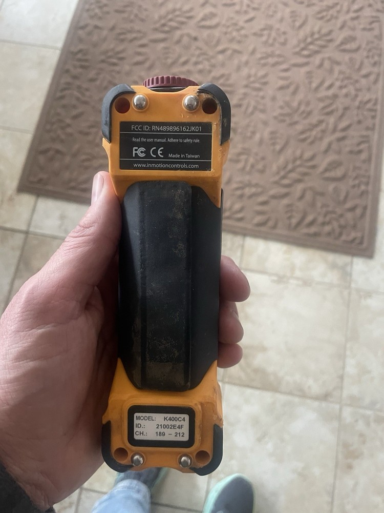 INMOTION Controls K400C4 Industrial Lifting Machine Remote Control