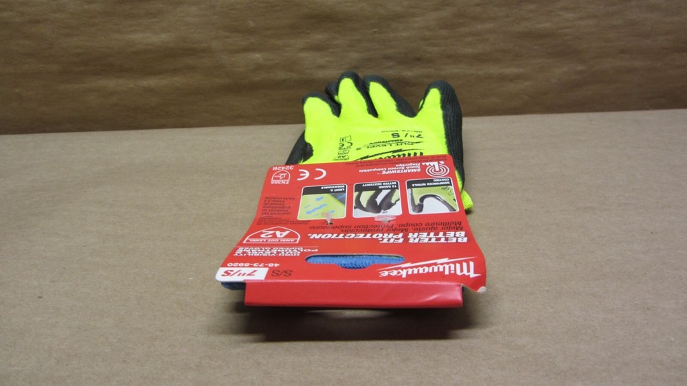 Milwaukee 48-73-8920 Small Level 2 Polyurethane Dipped Work Gloves 6-PACK