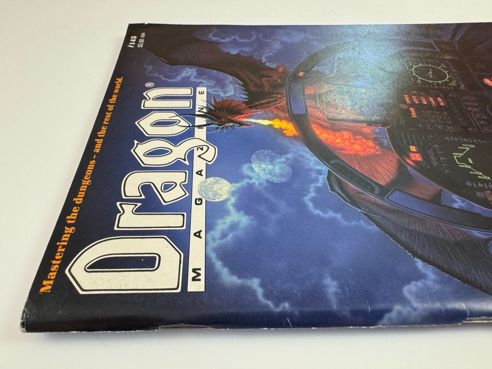 Dragon Magazine #143 in Fine Condition TSR D&D