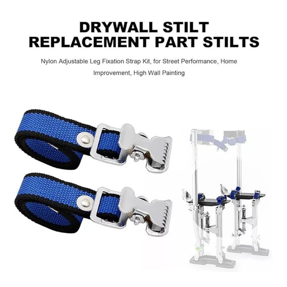 4Pcs Drywall Stilts Leg Band Straps Replace Fixation Strap Kit