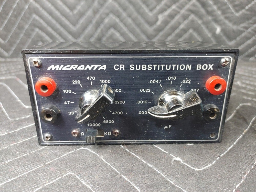 MICRONTA CAPACITOR RESISTOR SUBSTITUTION BOX
