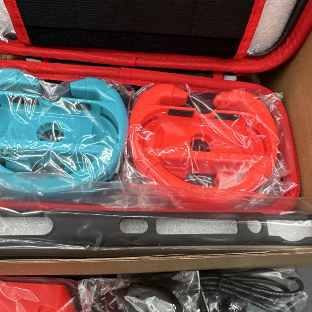 EOVOLA Accessory Bundle for Nintendo Switch Case Controller Grips Cable