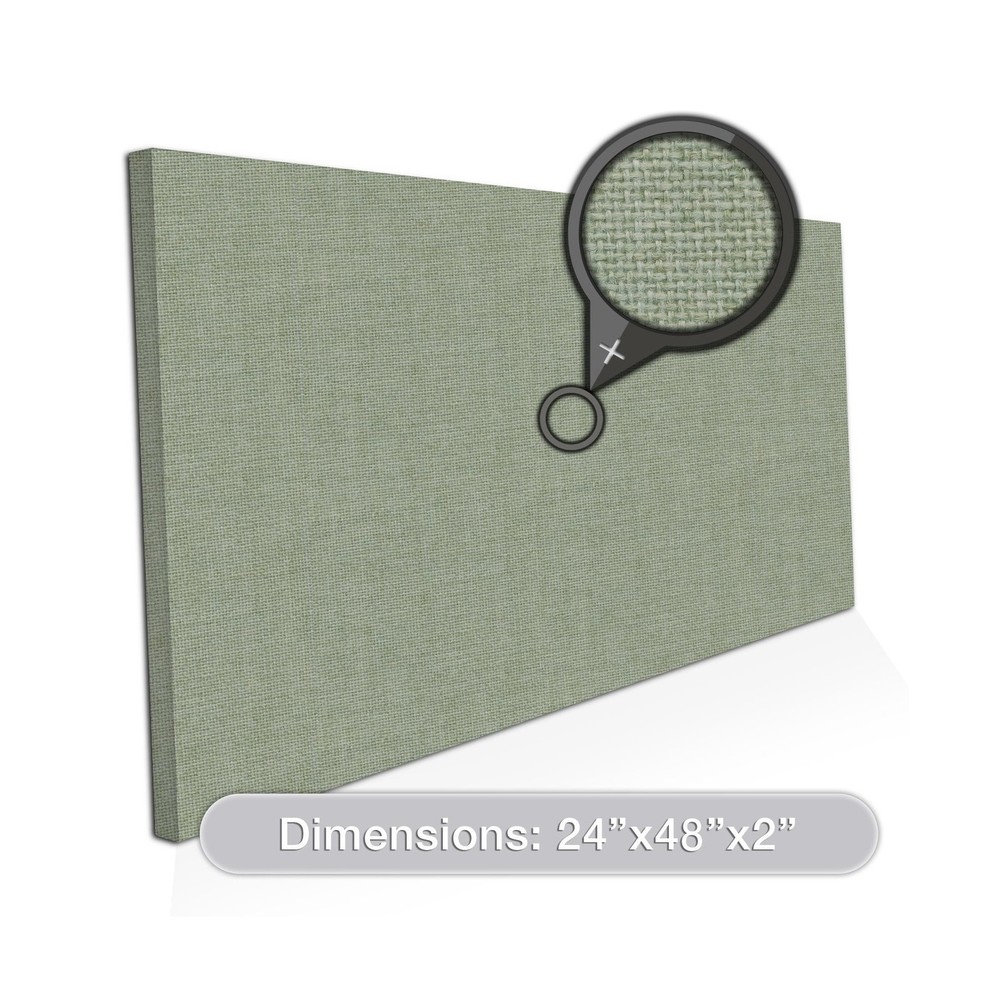 ADW Acoustic Panel Rectangle – 48” X 24” X 2” Stream (FR