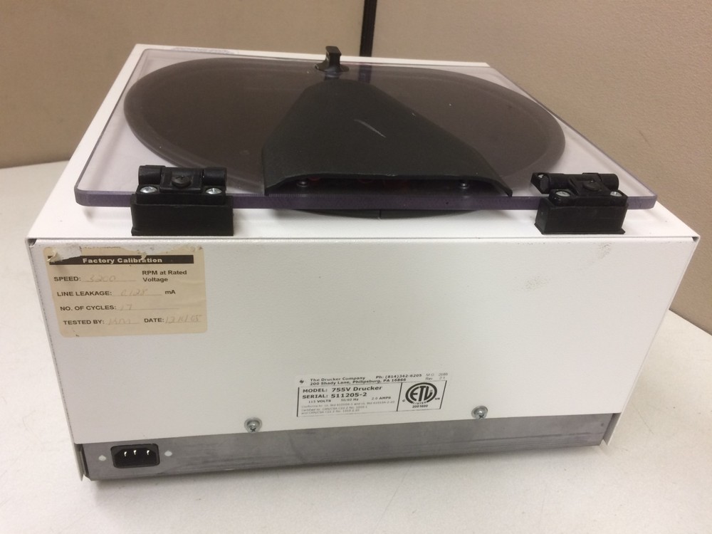 Drucker Horizon Laboratory Centrifuge 755V