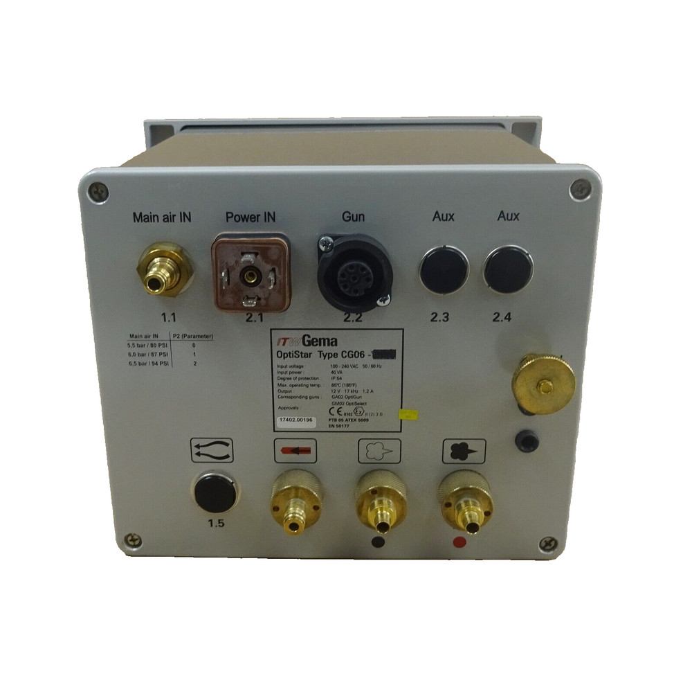 ITW GEMA CG06 -USED- OptiStar; CONTROL UNIT