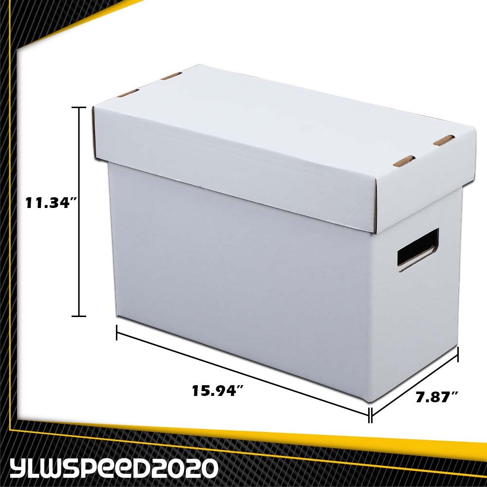 3X Short Comic Book Storage Boxes Holds New 150 175 Stackable Archival Cardboard