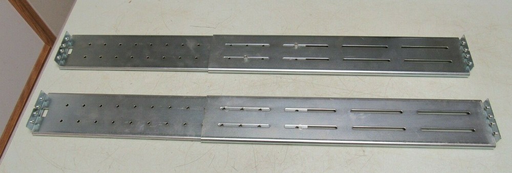 Sever Adjustable Rails Computer Server Rails Adjust to17 7/8 To 31 1/2 FREE SHIP