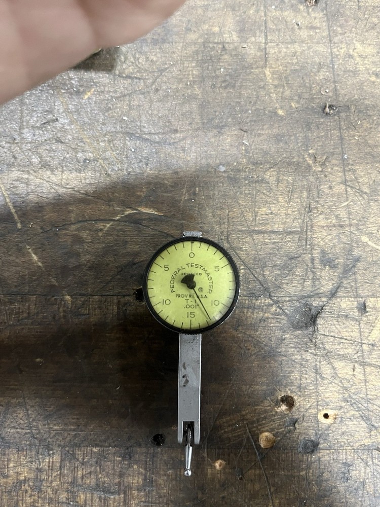 Federal Testmaster T-1 Dial Test Indicator with Case and Accessories