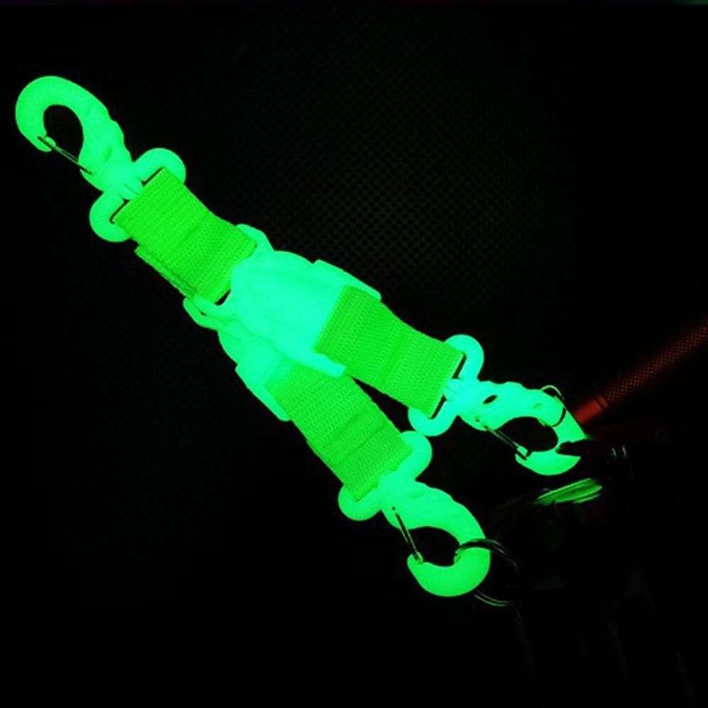Lightweight Nylon Diving Fin Strap with Glow Feature for Easy Visibility