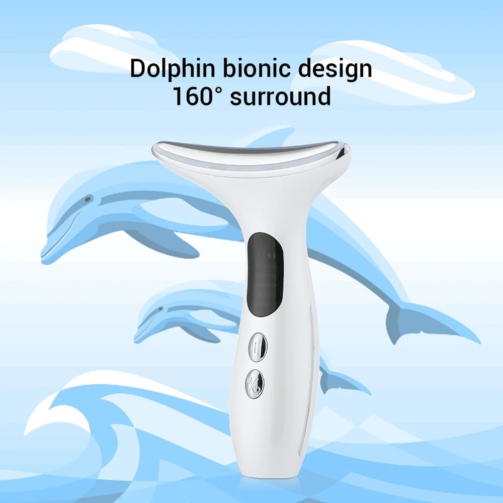 Hot LCD Neck Toning Device - White